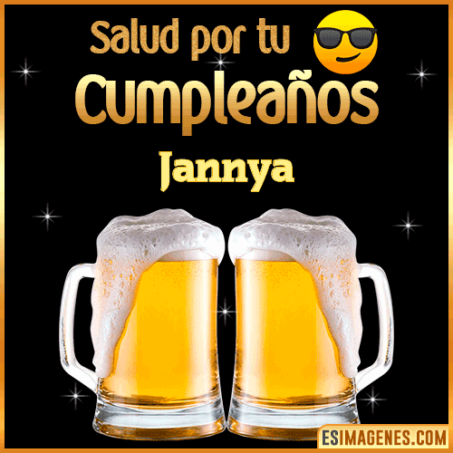 Feliz Cumpleaños cerveza gif  Jannya