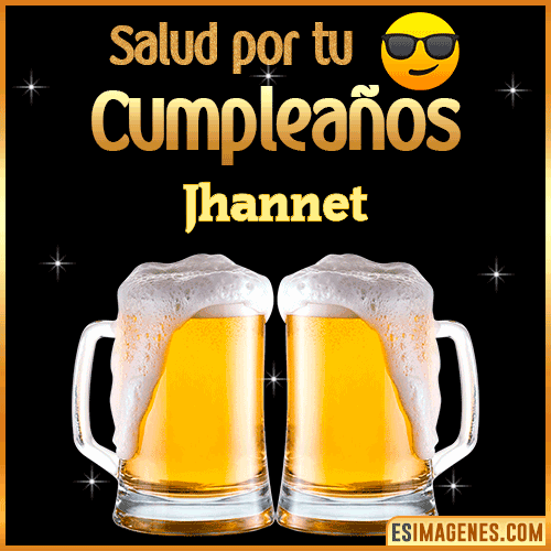 Feliz Cumpleaños cerveza gif  Jhannet