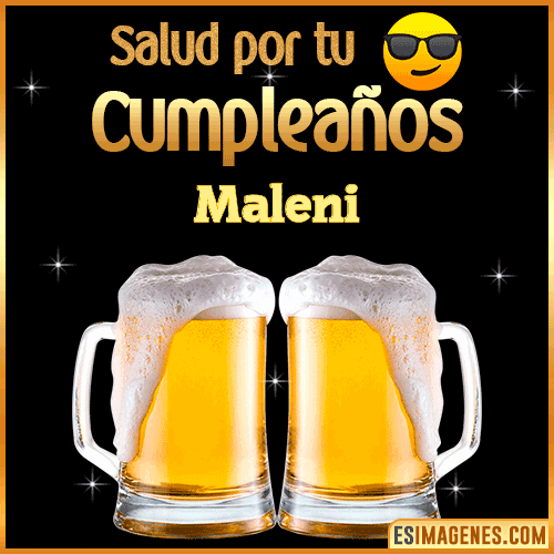 Feliz Cumpleaños cerveza gif  Maleni