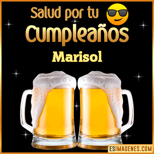 Feliz Cumpleaños cerveza gif  Marisol