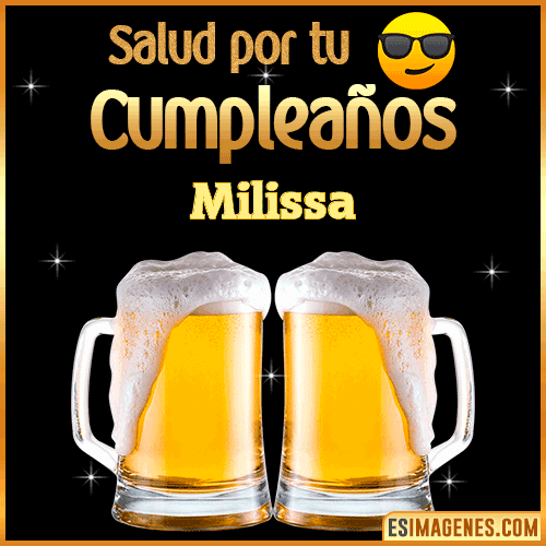 Feliz Cumpleaños cerveza gif  Milissa