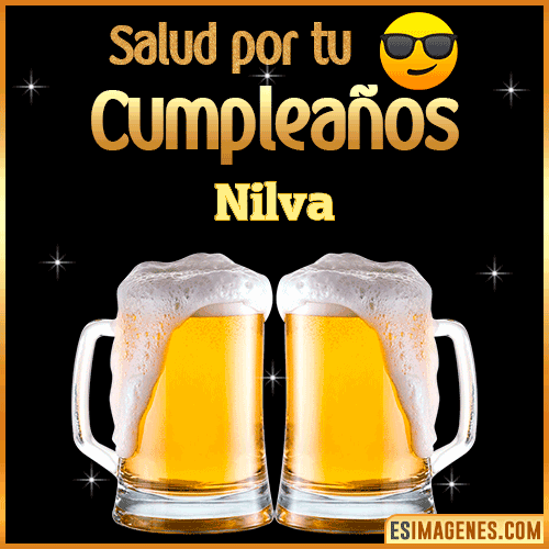 Feliz Cumpleaños cerveza gif  Nilva