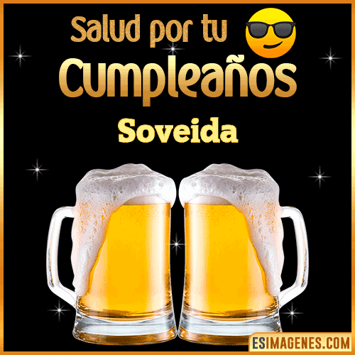 Feliz Cumpleaños cerveza gif  Soveida