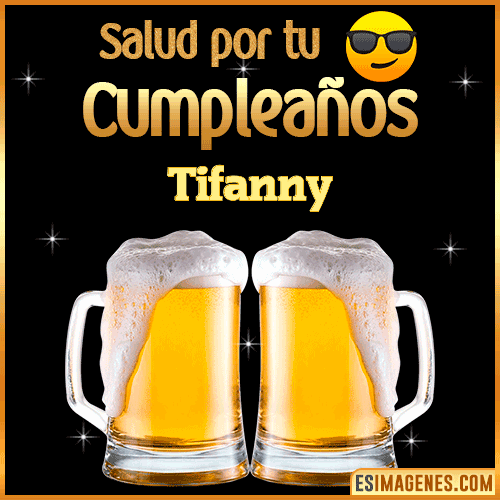 Feliz Cumpleaños cerveza gif  Tifanny