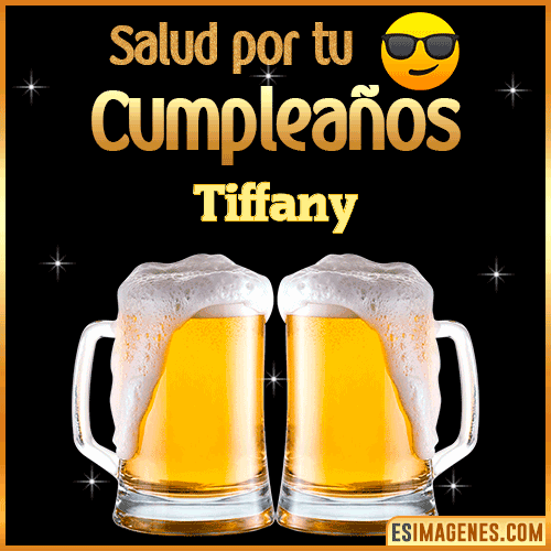 Feliz Cumpleaños cerveza gif  Tiffany