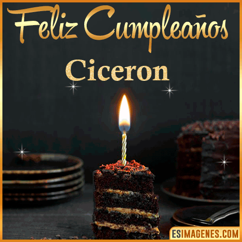 Feliz cumpleaños  Ciceron