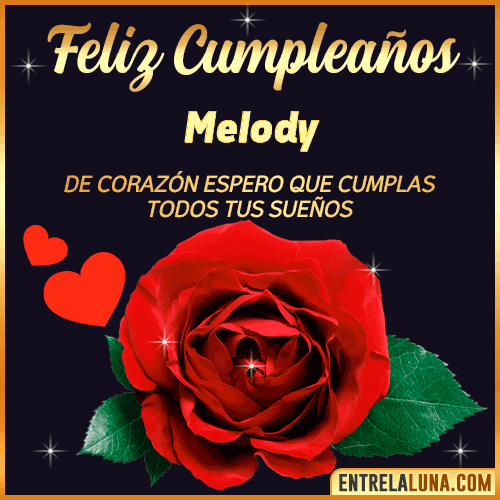 Feliz Cumpleaños con Rosas  Melody