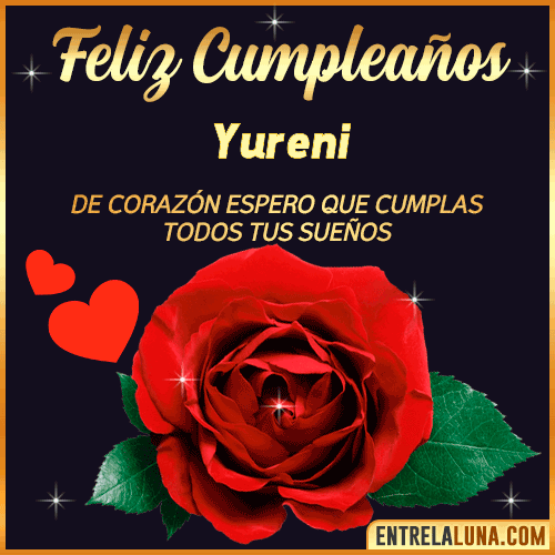 Feliz Cumpleaños con Rosas  Yureni