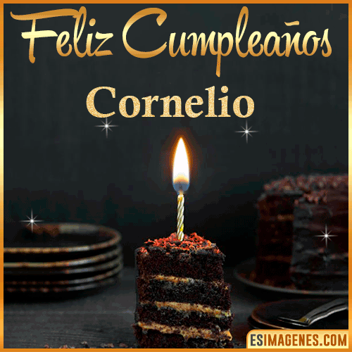 Feliz cumpleaños  Cornelio