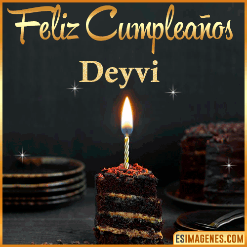 Feliz cumpleaños  Deyvi