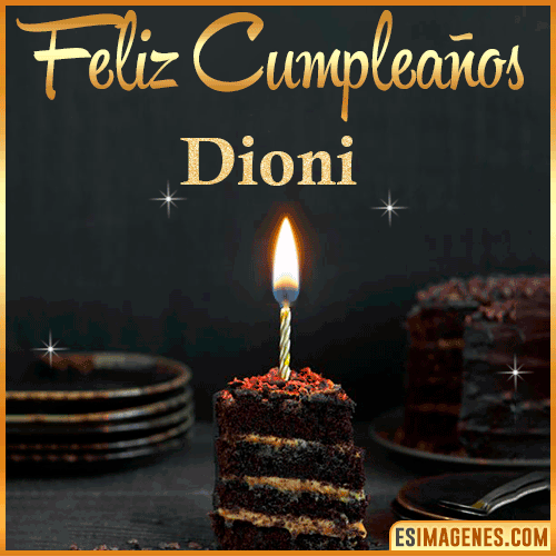Feliz cumpleaños  Dioni