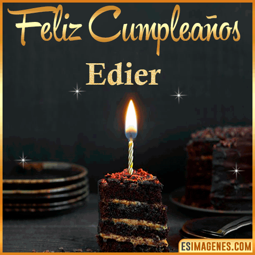 Feliz cumpleaños  Edier