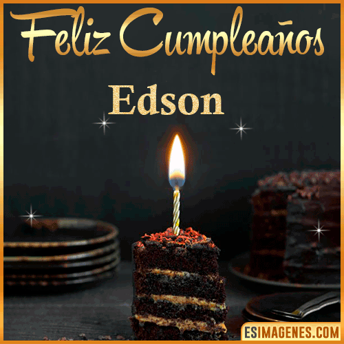 Feliz cumpleaños  Edson
