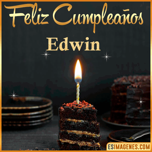 Feliz cumpleaños  Edwin