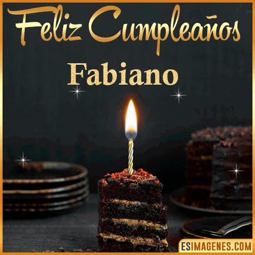 Feliz cumpleaños  Fabiano