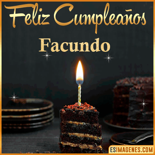 Feliz cumpleaños  Facundo