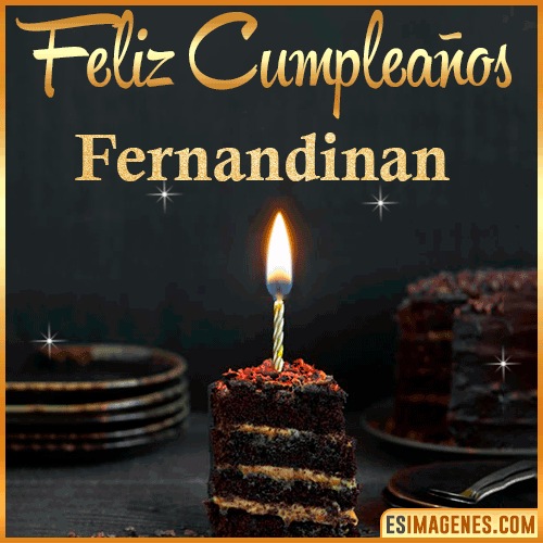 Feliz cumpleaños  Fernandinan