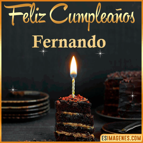 Feliz cumpleaños  Fernando