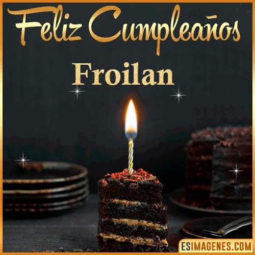 Feliz cumpleaños  Froilan