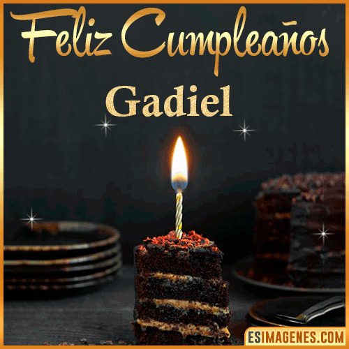 Feliz cumpleaños  Gadiel