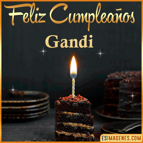 Feliz cumpleaños  Gandi