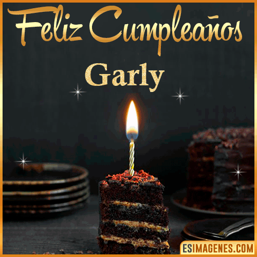 Feliz cumpleaños  Garly