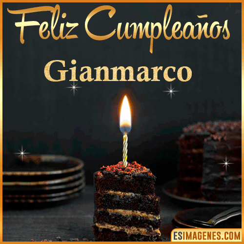 Feliz cumpleaños  Gianmarco