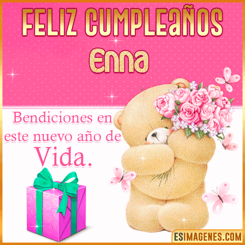 Feliz Cumpleaños Gif  Enna