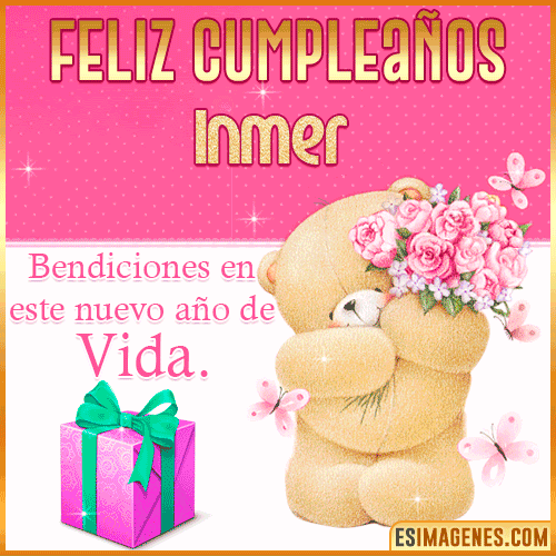Feliz Cumpleaños Gif  Inmer
