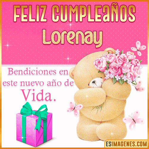 Feliz Cumpleaños Gif  Lorenay