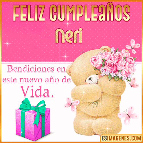 Feliz Cumpleaños Gif  Neri