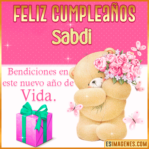 Feliz Cumpleaños Gif  Sabdi