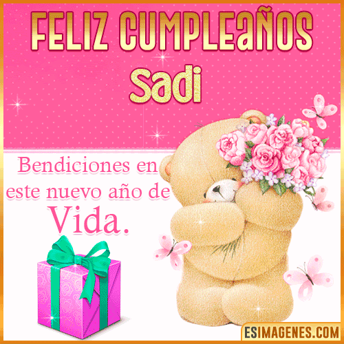 Feliz Cumpleaños Gif  Sadi
