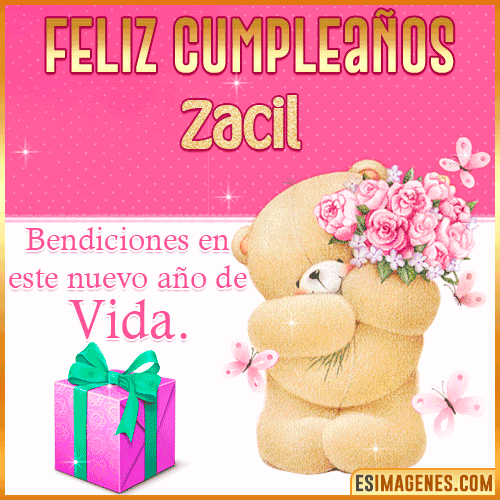 Feliz Cumpleaños Gif  Zacil