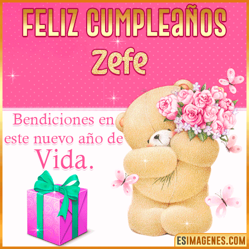 Feliz Cumpleaños Gif  Zefe