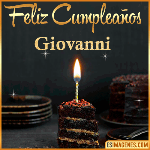 Feliz cumpleaños  Giovanni