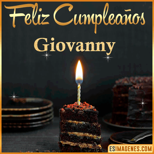 Feliz cumpleaños  Giovanny