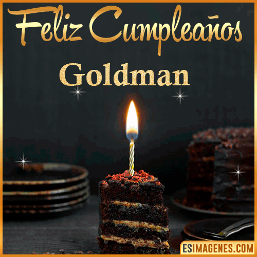 Feliz cumpleaños  Goldman