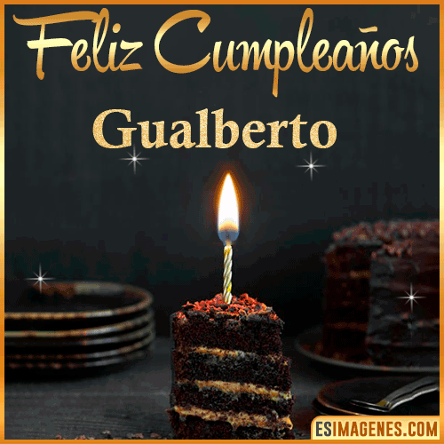 Feliz cumpleaños  Gualberto