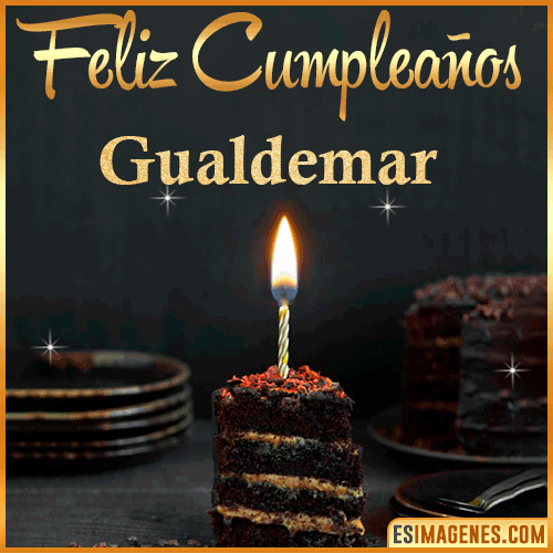 Feliz cumpleaños  Gualdemar