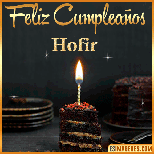 Feliz cumpleaños  Hofir