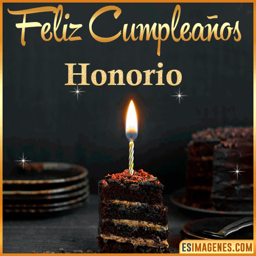 Feliz cumpleaños  Honorio