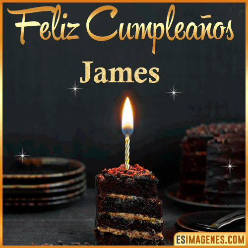 Feliz cumpleaños  James