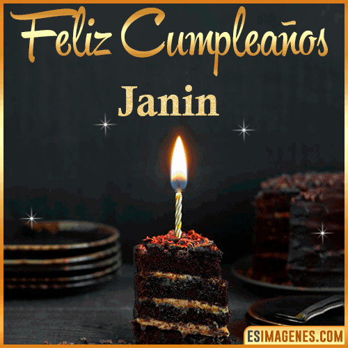 Feliz cumpleaños  Janin