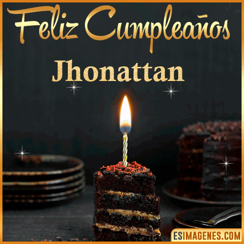 Feliz cumpleaños  Jhonattan