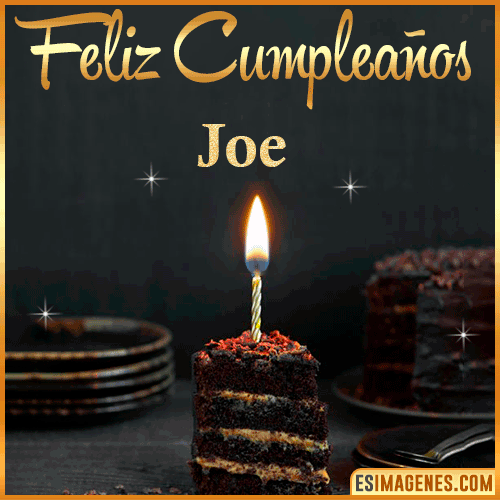 Feliz cumpleaños  Joe