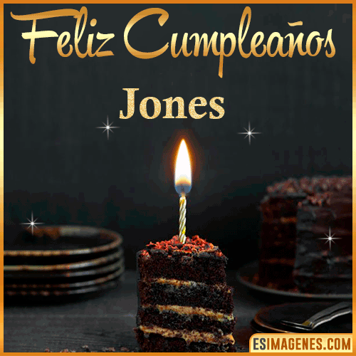 Feliz cumpleaños  Jones