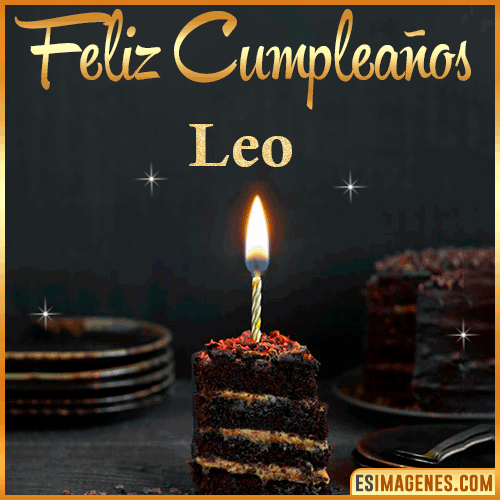 Feliz cumpleaños  Leo