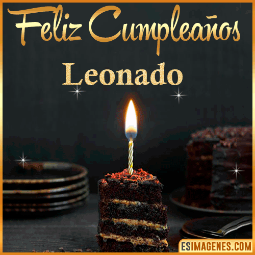 Feliz cumpleaños  Leonado