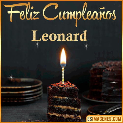 Feliz cumpleaños  Leonard